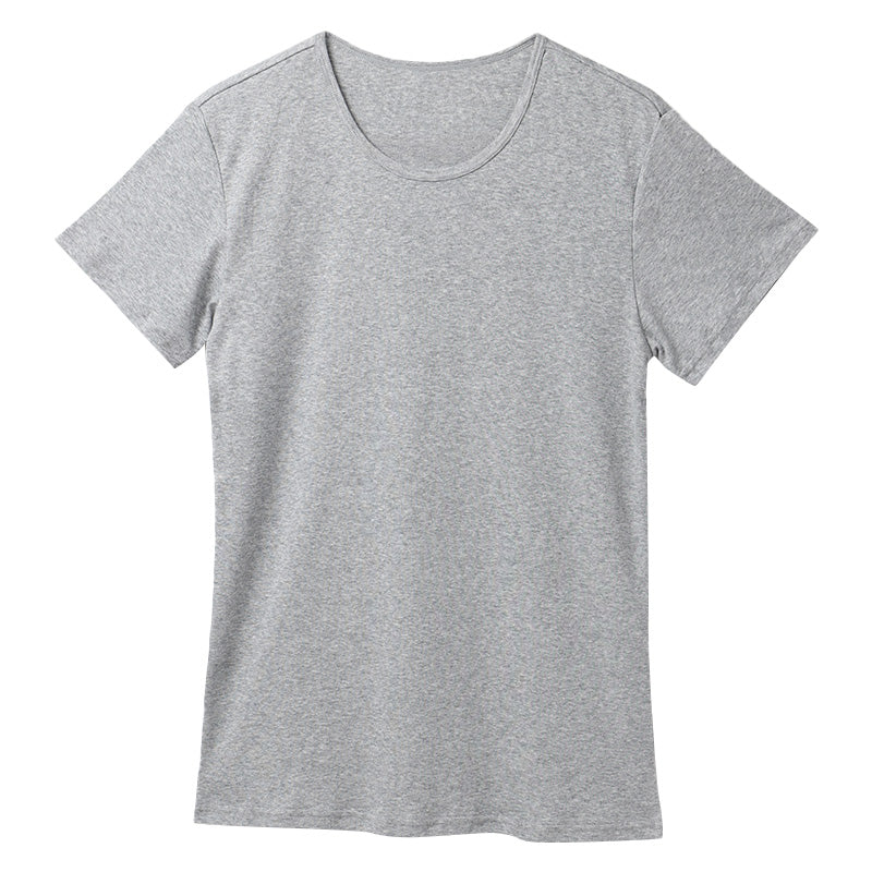 インナー メンズ 綿100% tシャツ 半袖 クルーネック S~LL インナーシャツ 丸首 男性 肌着 薄手 抗菌 防臭 臭い M L LL 白 黒 グレー 紳士