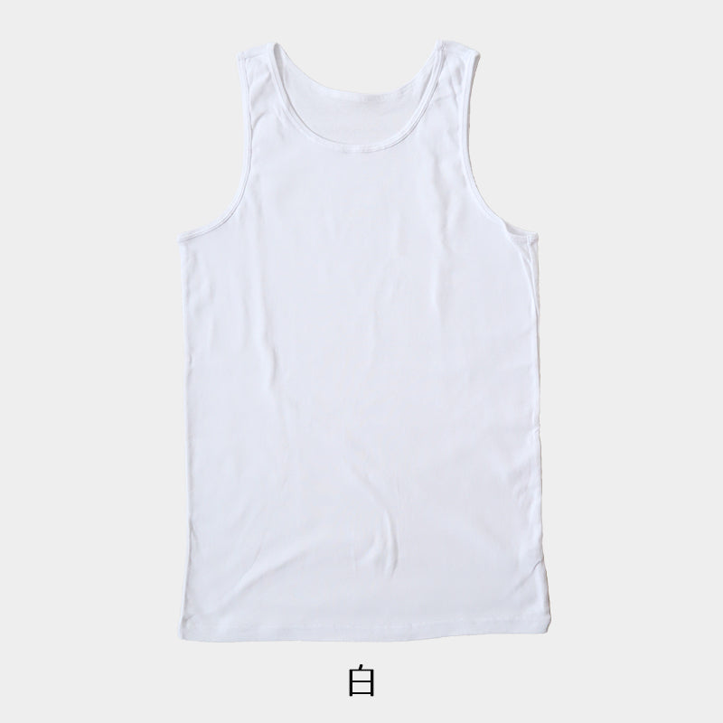 綿100% タンクトップ メンズ 下着 肌着 ランニング S~LL インナー シャツ 白 無地 男性 紳士 抗菌 防臭 コットン シンプル 薄手 S M L LL