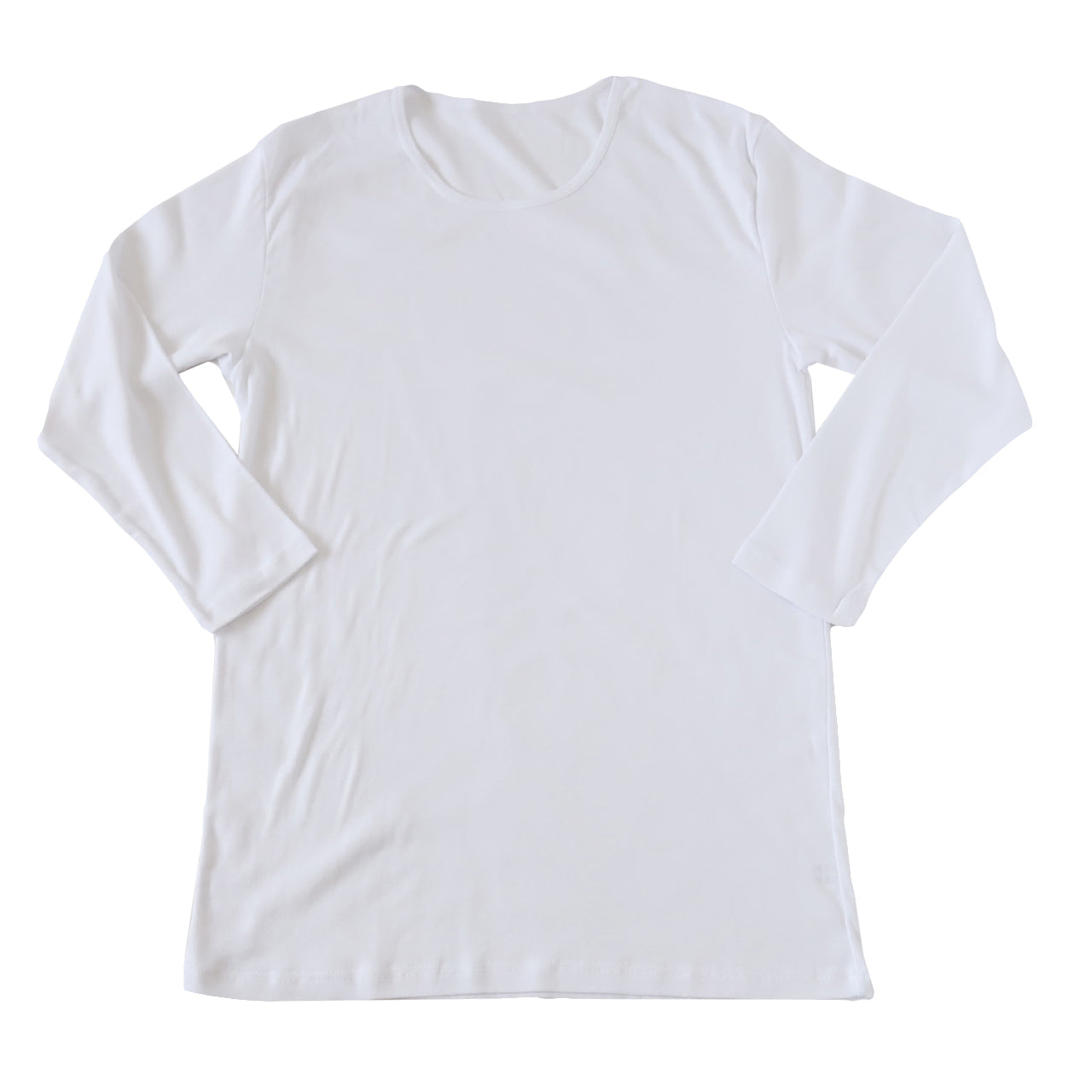 綿100% メンズ インナー 長袖 tシャツ 丸首 クルーネック 薄手 敏感肌 定番 無地 白 年中 抗菌防臭 シンプル 肌着 下着 アトピー 重ね着 フィット スーツ ワイシャツ ビジネス カットソー ルームウェア 父の日 大きいサイズ 3L 4L 大寸 3L・4L