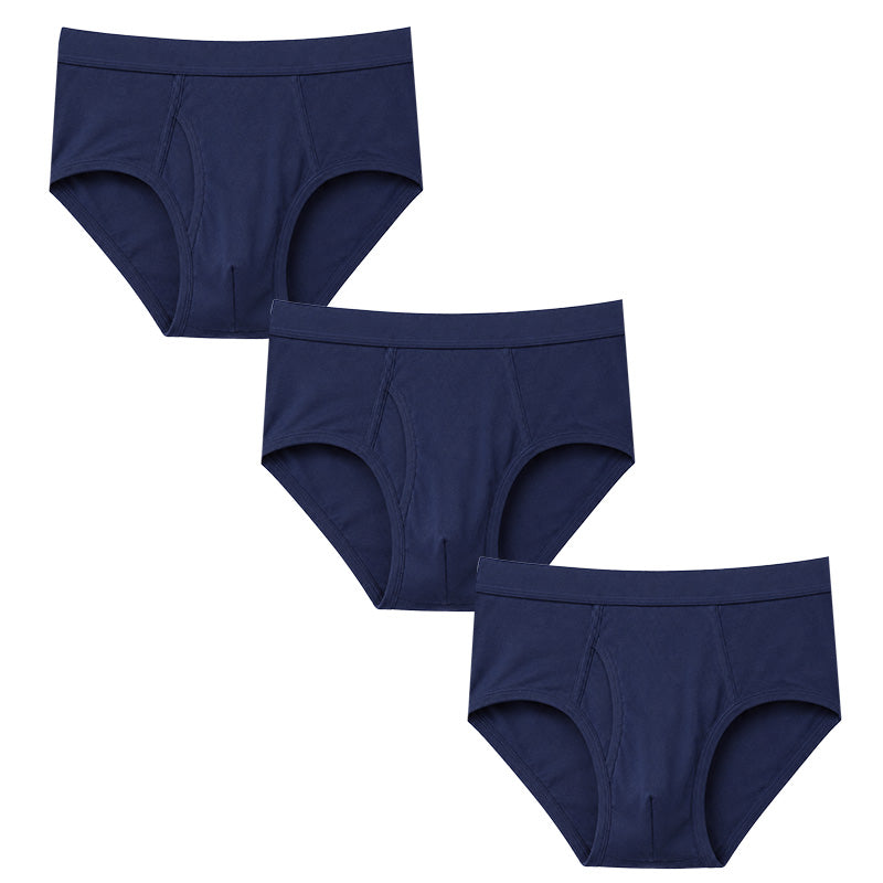 メンズ パンツ 綿100% セミビキニブリーフ 大きいサイズ 前開き 3枚セット 3L 4L 下着 ブリーフパンツ インナー 肌着 紳士肌着 男性 紳士 パンツ 綿100% コットン 3枚組 まとめ売り