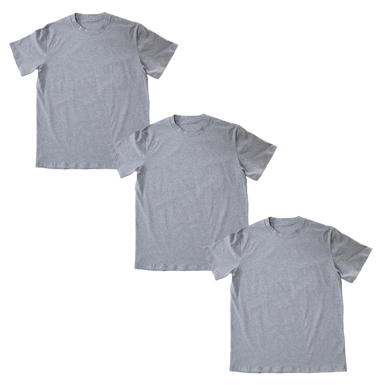Tシャツ 半袖 3枚セット メンズ 綿 3L・4L ( ストレッチ シャツ インナーシャツ クルーネック トップス )