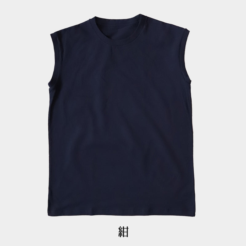 ノースリーブ メンズ インナー tシャツ 綿 スリーブレス クルーネック サーフシャツ S~LL インナーシャツ トップス 肌着 下着 男性 紳士 S M L LL 無地 シンプル コットン ストレッチ