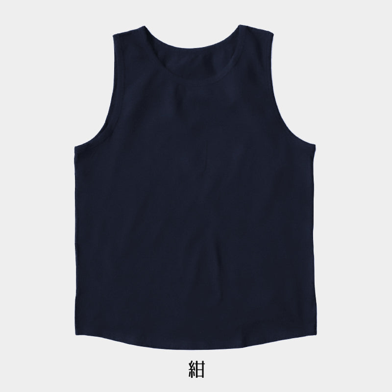 メンズ タンクトップ 綿 インナー 裾ラウンド S~LL コットン ノースリーブ シャツ 肌着 下着 男性 紳士 S M L LL レイヤード