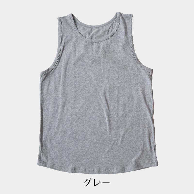 メンズ タンクトップ 綿 インナー 裾ラウンド S~LL コットン ノースリーブ シャツ 肌着 下着 男性 紳士 S M L LL レイヤード
