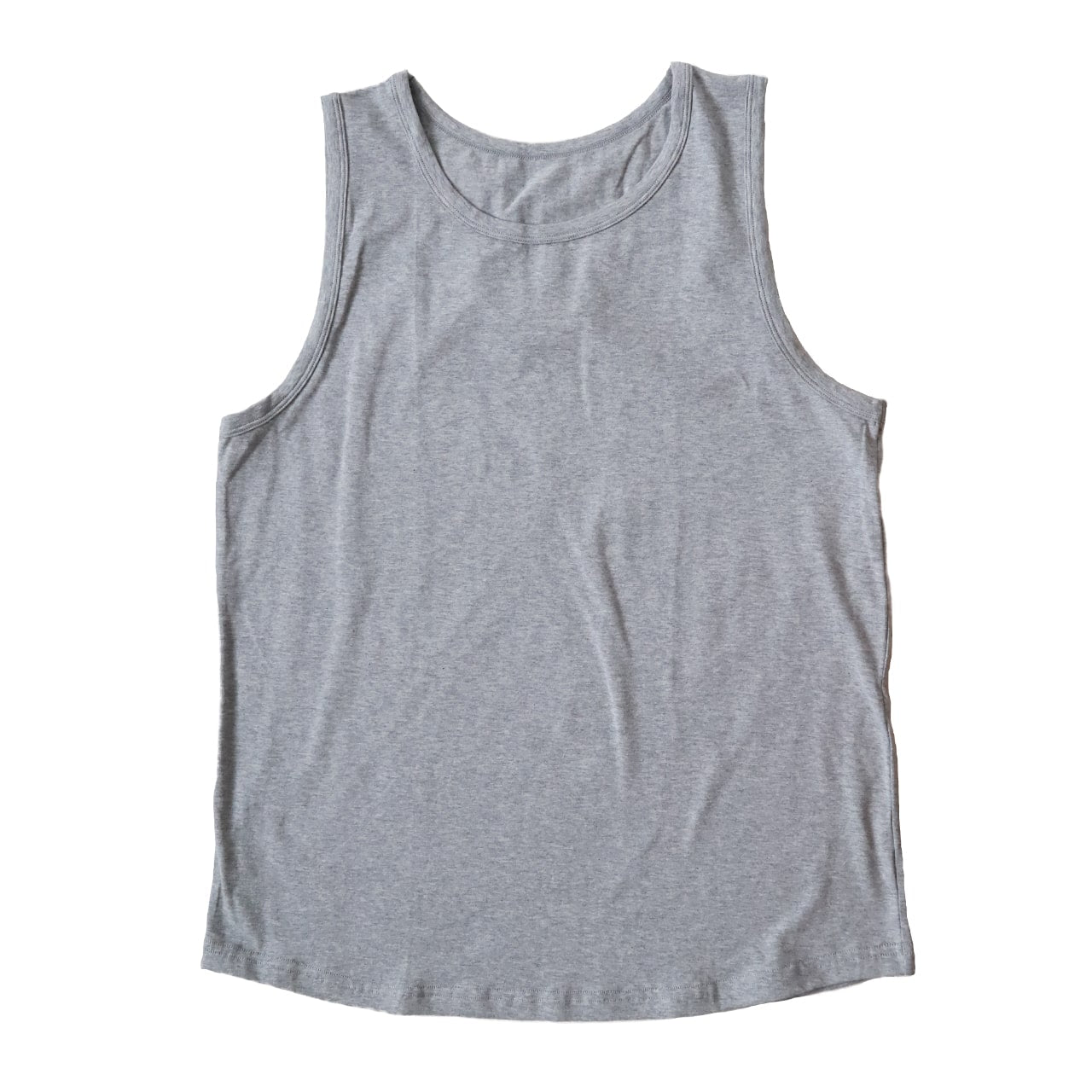 メンズ タンクトップ 綿 インナー 裾ラウンド S~LL コットン ノースリーブ シャツ 肌着 下着 男性 紳士 S M L LL レイヤード