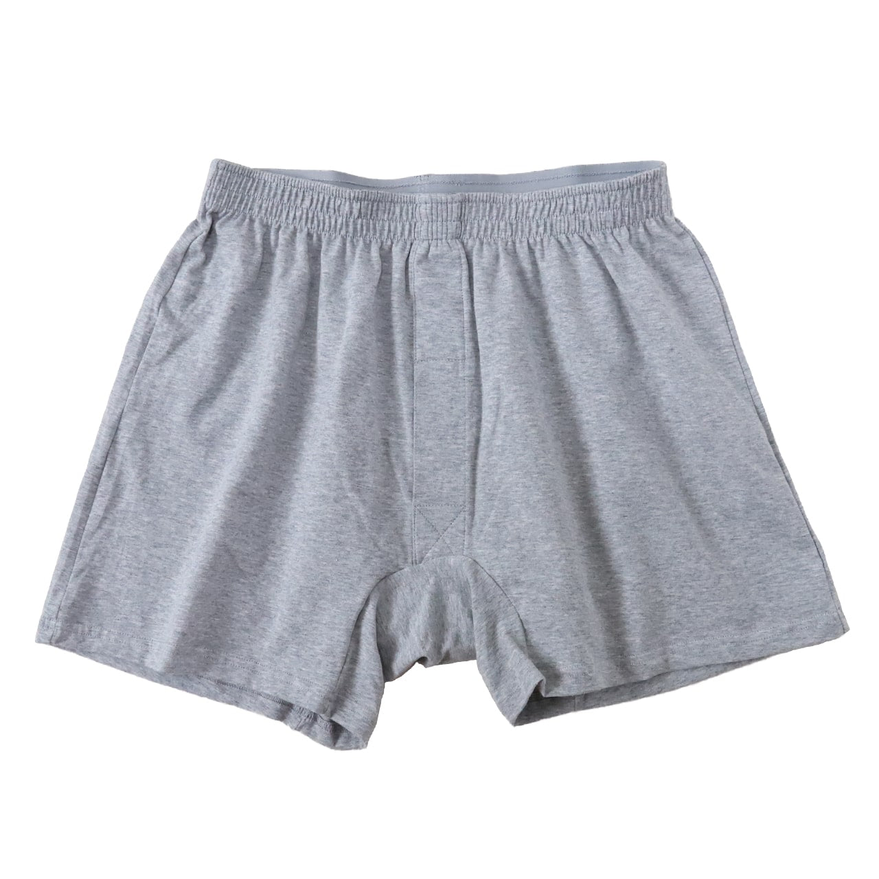 ニットトランクス メンズ パンツ 下着 (前開き) S~LL (トランクス 綿 コットン 無地 抗菌防臭 ニオイ 清潔 フィット やわらかい 快適 紳士 肌着 インナー 男子)