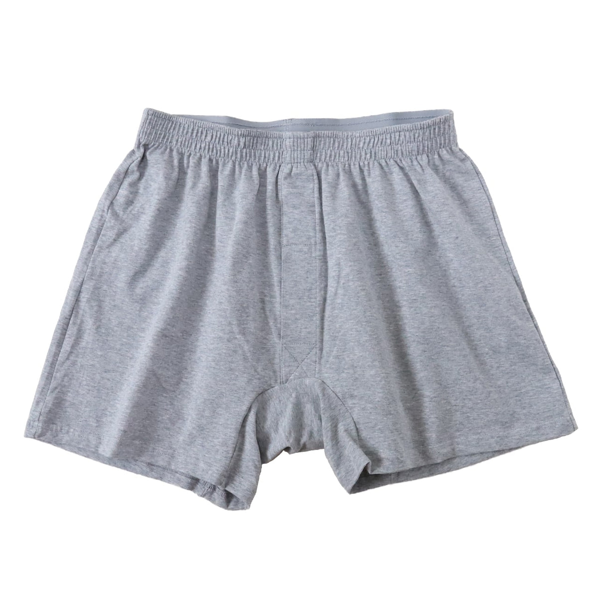ニットトランクス メンズ パンツ 下着 (前開き) S~LL (トランクス 綿 コットン 無地 抗菌防臭 ニオイ 清潔 フィット やわらかい 快適 紳士 肌着 インナー 男子)