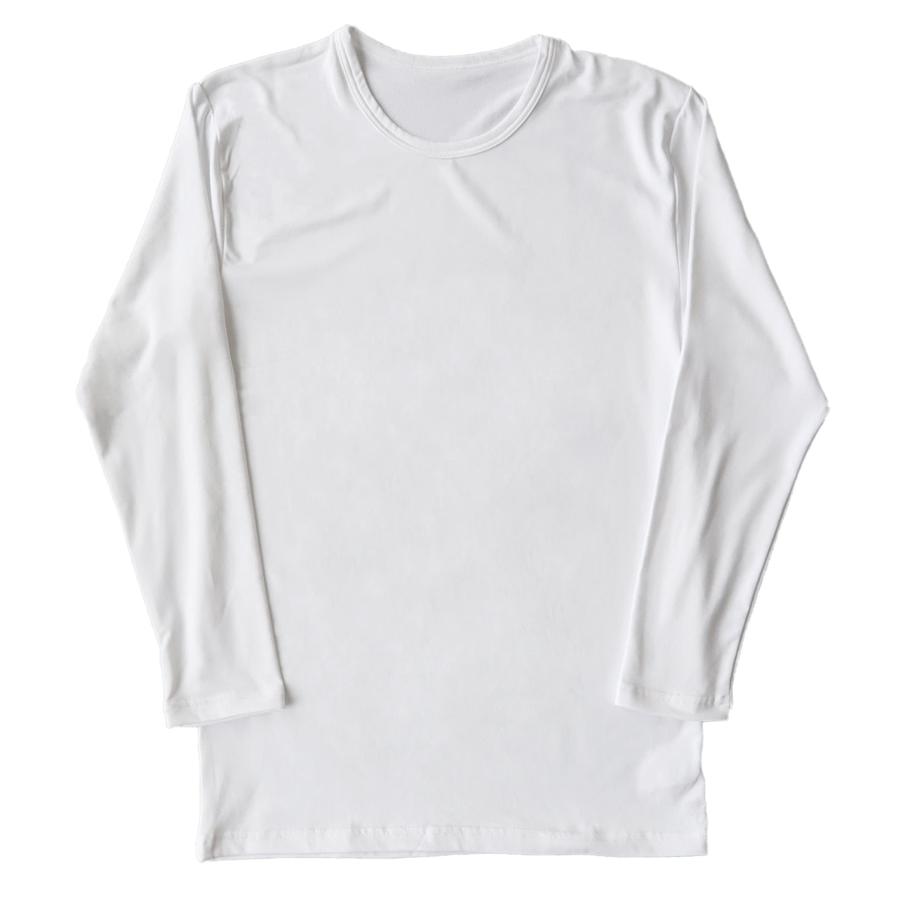 メンズ インナー 長袖シャツ 3L~5L (下着 長袖丸首シャツ 3L 4L 5L ストレッチ 伸縮 冬 男性 防寒 冷え 丸首 大きいサイズ)