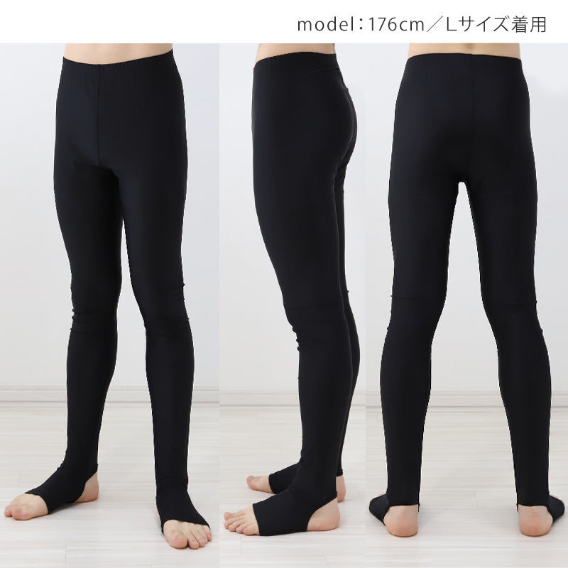 ラッシュガード トレンカ メンズ uvカット ラッシュトレンカ 水着 S~4L 紫外線対策 スポーツ インナー 大きいサイズ 水陸両用 スイムトレンカ 男性 黒