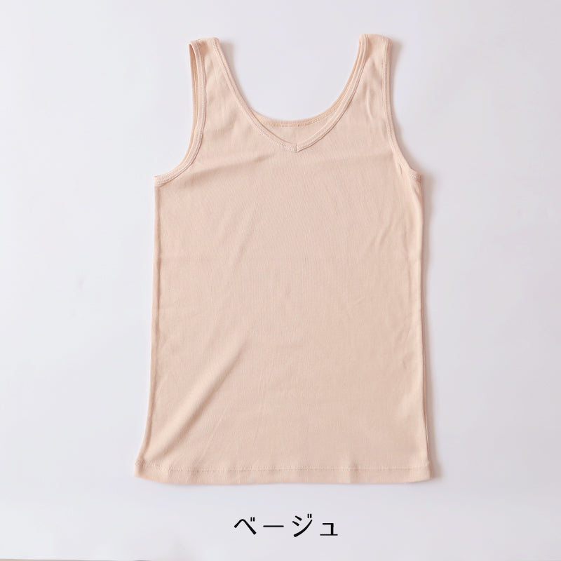 タンクトップ 綿100% レディース インナー S~LL 肌着 綿 下着 シャツ コットン 無地 白 グレー 黒 ベージュ シンプル 薄手 女性 婦人 タンク
