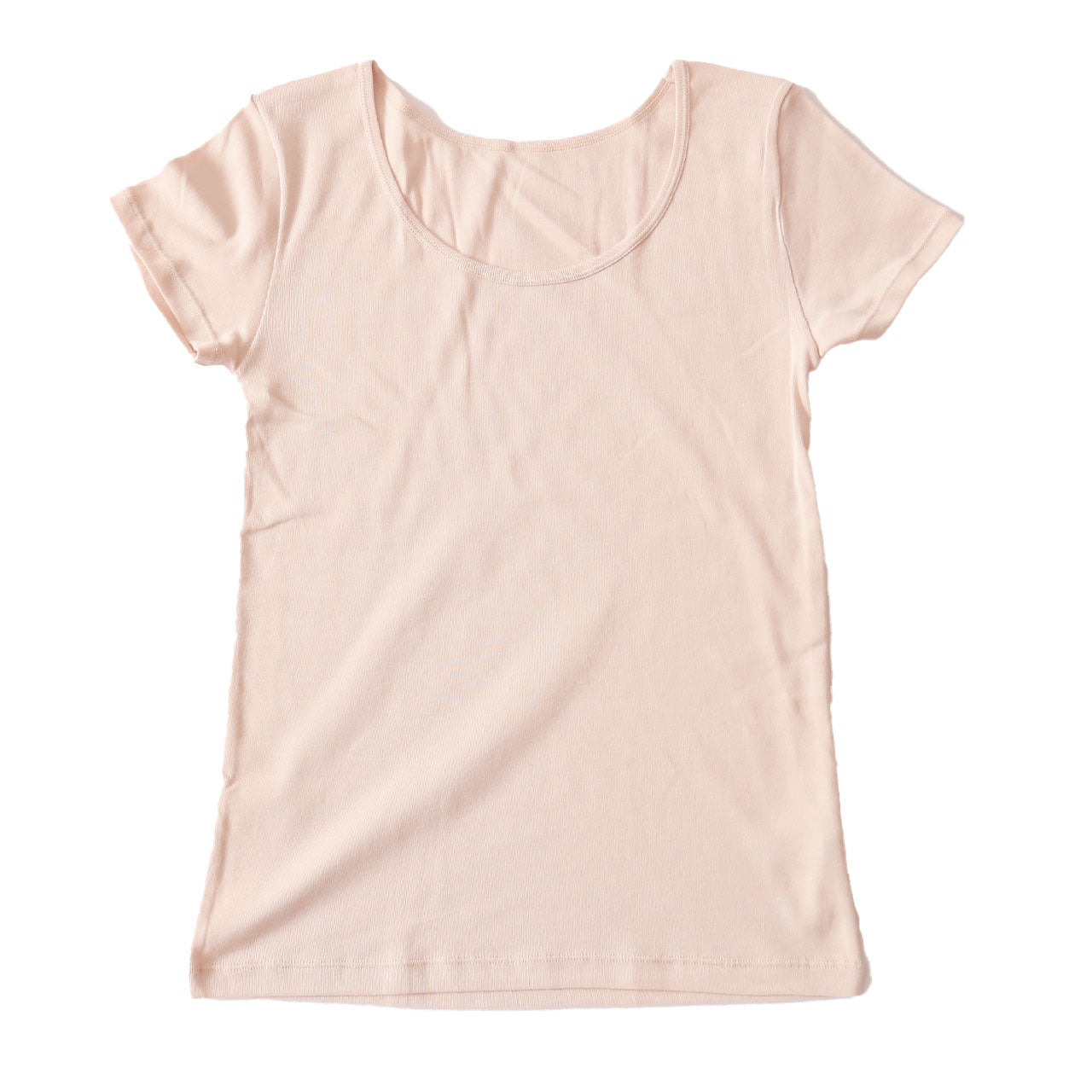 綿100% インナー レディース 半袖 2分袖 tシャツ 大きいサイズ 3L・4L 肌着 綿 シャツ 下着 女性 婦人 コットン 無地 白 グレー 黒 ベージュ シンプル