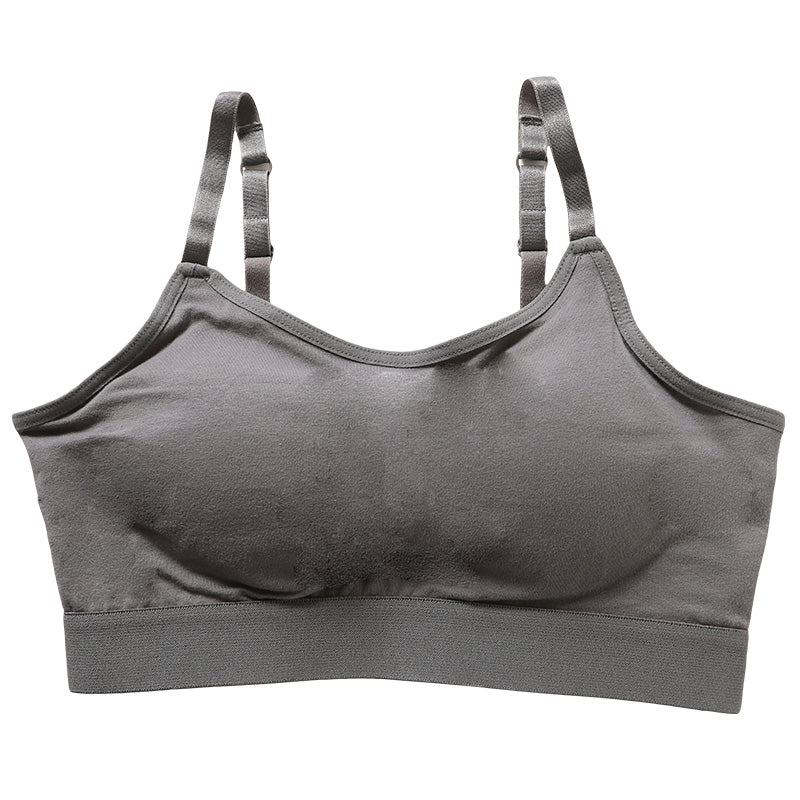 ハーフトップ カップ付き ブラジャー キャミソール型 S M L LL 3L 4L ブラ ノンワイヤー レディース 綿 コットン 大きいサイズ 女性 下着 インナー