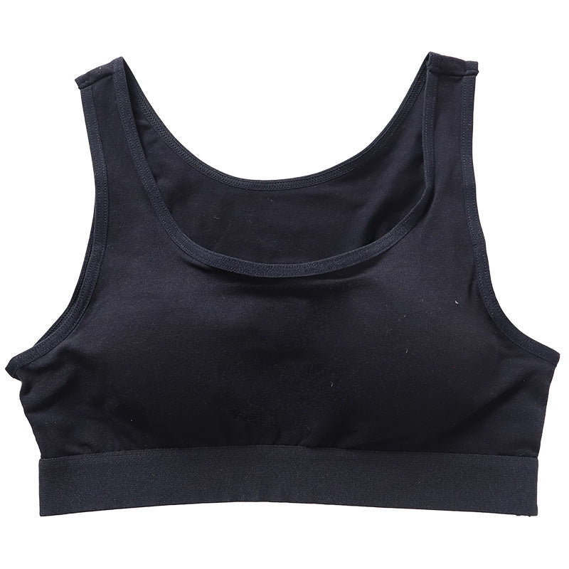 ハーフトップ カップ付き ブラジャー S M L LL 3L 4L ラン型 ブラ ノンワイヤー レディース 綿 コットン 大きいサイズ 女性 下着 インナー