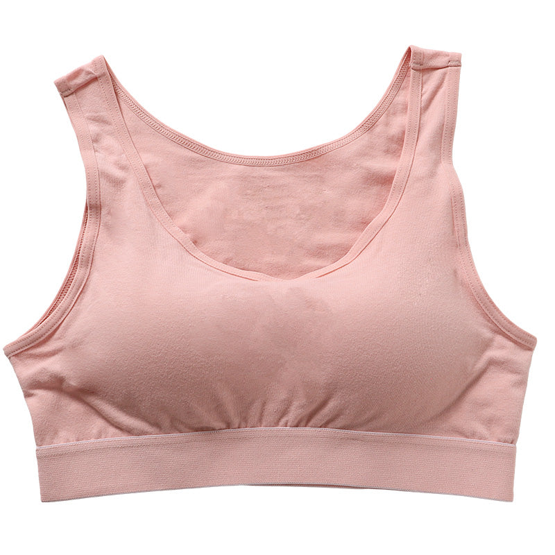 ハーフトップ カップ付き ブラジャー S M L LL 3L 4L ラン型 ブラ ノンワイヤー レディース 綿 コットン 大きいサイズ 女性 下着 インナー