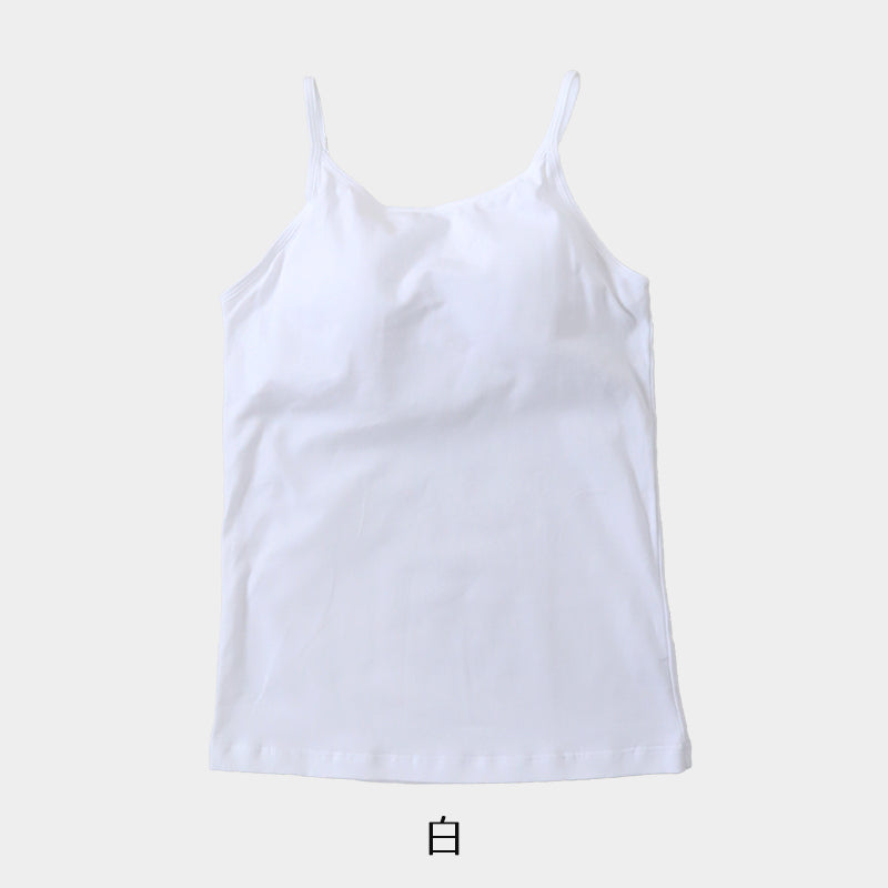 キャミソール カップ付き 大きなサイズ 3L・4L (ブラトップ キャミ カップ付きインナー ブラキャミ 下着 シャツ ノンワイヤー リラックス 楽) (在庫限り)
