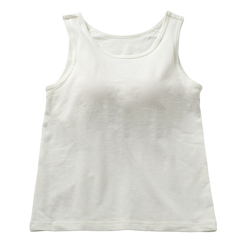 タンクトップ カップ付き インナー 綿 レディース S M L LL 3L 4L ブラトップ 下着 肌着 シャツ ノンワイヤー タンク ブラタンク 綿混 リラックス 楽 女性