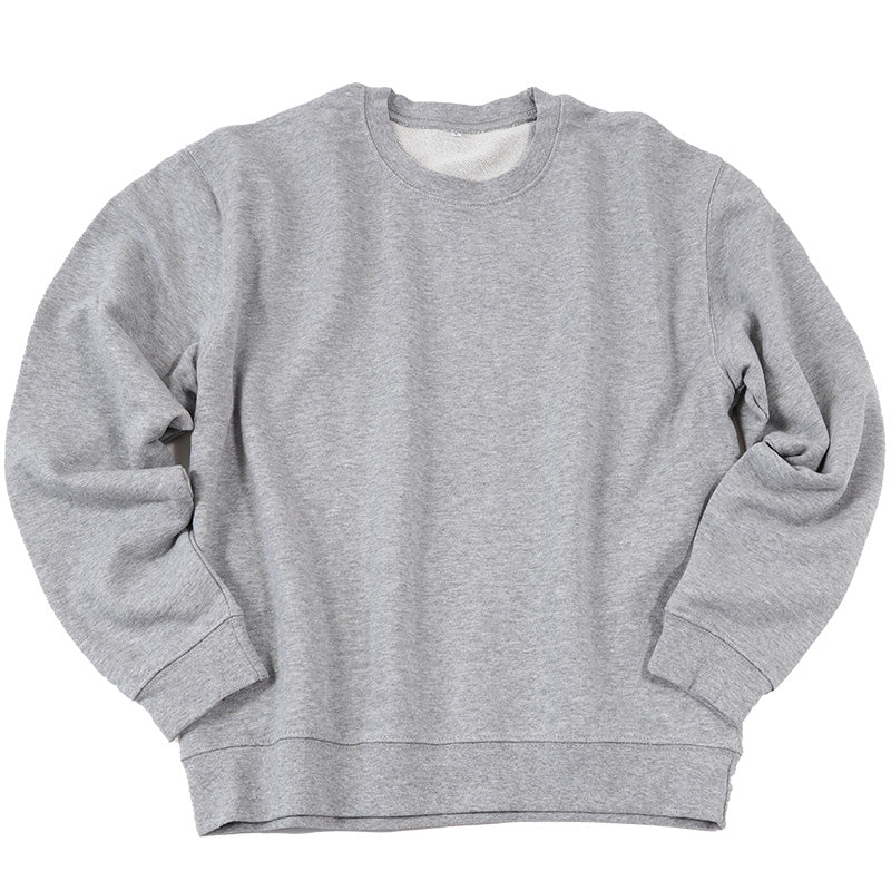 レディース スウェット トレーナー 綿100% 無地 長袖 トップス ショート丈 S~4L アウター 女性 大人 M L LL 3L 大きいサイズ シンプル パジャマ ルームウェア (在庫限り)