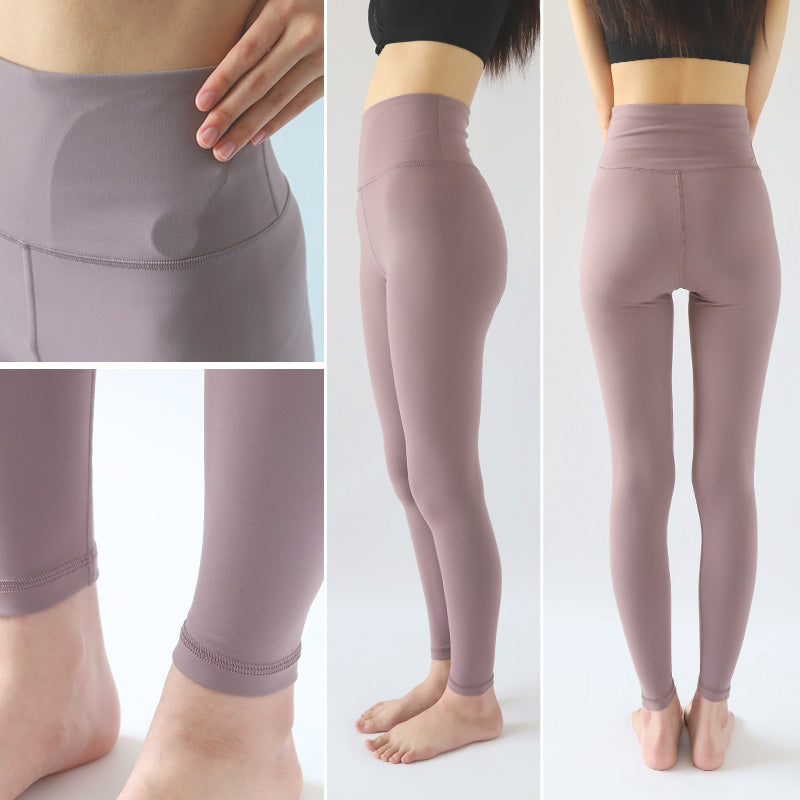 ヨガパンツ レギンス レディース ハイウエスト 厚手 透けない ヨガウェア ロング丈 10分丈 S~LL お腹 引き締め ほどよい着圧 ゆったり ポケット付き トレーニングウェア スポーツウェア ジム フィットネス スポーツ ホットヨガ 着痩せ