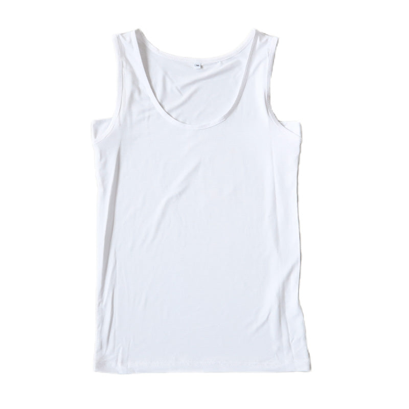 タンクトップ 冷感 インナー 汗取り 脇汗 速乾 レディース 下着 肌着 夏 M~LL ノースリーブ シャツ 薄手 涼しい 女性 婦人 吸汗速乾 汗対策 無地 白 黒