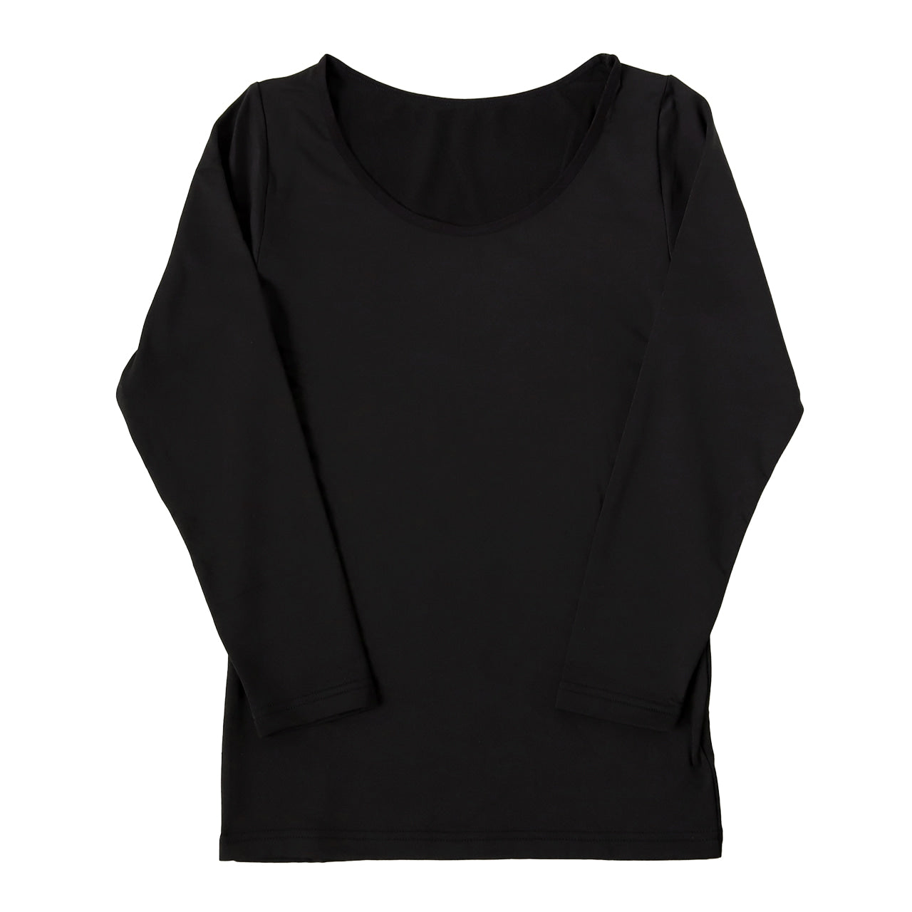 あったか インナー レディース 長袖 裏起毛 薄手 ワイドネック 深あき S~LL 裏微起毛 速乾 あったかインナー シャツ 暖かい 防寒 冬 秋 肌着 下着 ふわふわ アンダーウェア S M L LL