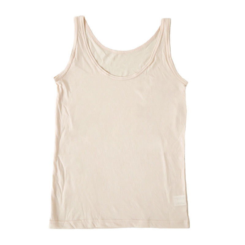 タンクトップ レディース インナー 肌着 薄手 薄い 軽い 春 夏 M~LL 下着 ノースリーブ 女性 シャツ 婦人 ベージュ 黒 白 肌色 (在庫限り)