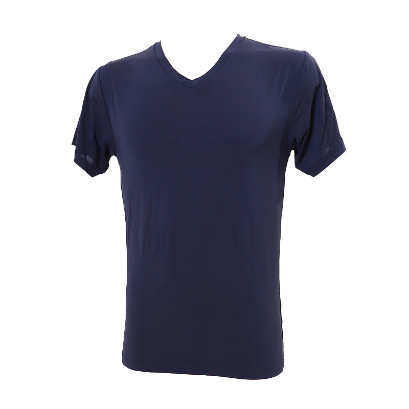 メンズ インナー 半袖 V首 Tシャツ 冷感 夏 ドライ 速乾 接触冷感 肌着 LL 下着 Vネック インナーシャツ 紳士肌着 男 アンダーウェア クールビズ (在庫限り)