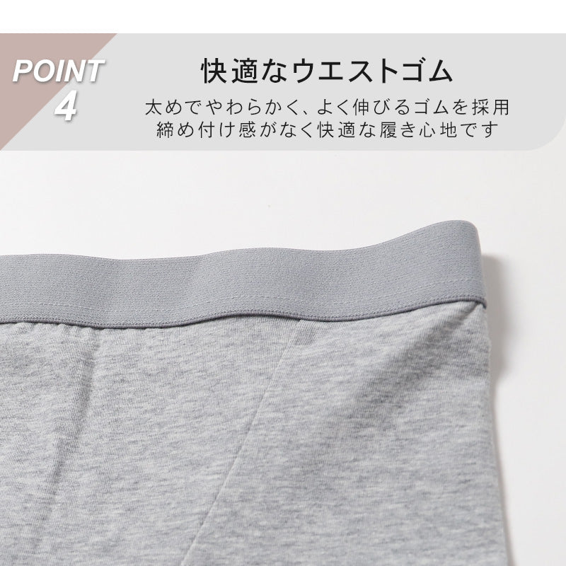 ボトム ショーツ 3分丈 レディース 綿 レース S M L LL 3L 4L ロングショーツ 三分丈 無地 パンツ コットン 大きいサイズ シンプル ストレッチ インナー 婦人 肌着 パンティ ズボン下 綿混