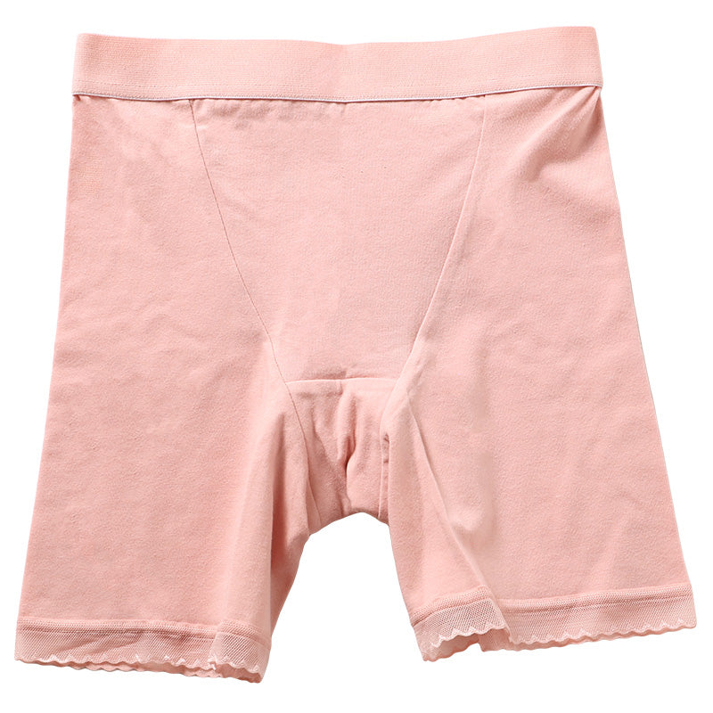 ボトム ショーツ 3分丈 レディース 綿 レース S M L LL 3L 4L ロングショーツ 三分丈 無地 パンツ コットン 大きいサイズ シンプル ストレッチ インナー 婦人 肌着 パンティ ズボン下 綿混
