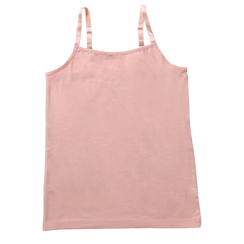 キャミソール キャミ 綿 インナー レディース S M L LL 3L 4L 女性 下着 肌着 シャツ リラックス 楽 白 黒 ピンク グレー