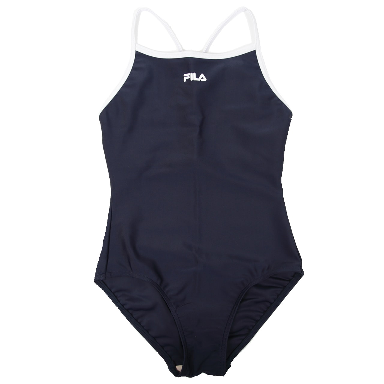 FILA スクール水着 女子 ワンピース 肩ひもカラータイプ 120cm~170cm (フィラ スクール 水着 女の子 子供 キッズ ジュニア スク水 プール 水泳 学校) (学用品) (在庫限り)