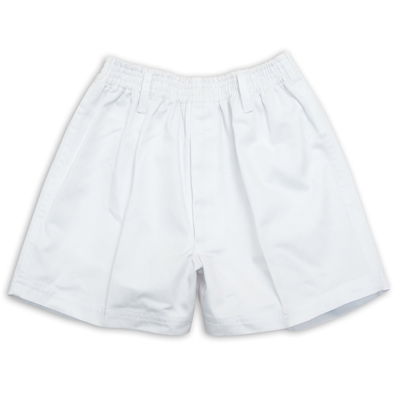 体操用 ショートパンツ 白 透けない ツイル素材 110cm~180cm (体操服 体操着 ズボン 短パン 半ズボン 小学生 男子 女子 子供 スクール)