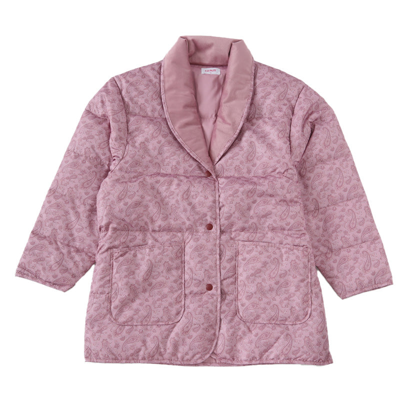 グンゼ 羽毛 ダウン 婦人 ジャケット S~L (GUNZE 冷え対策 羽織り はおり 暖かい 首元 防寒 冷え 洗える 母の日 プレゼント S M L) (送料無料)