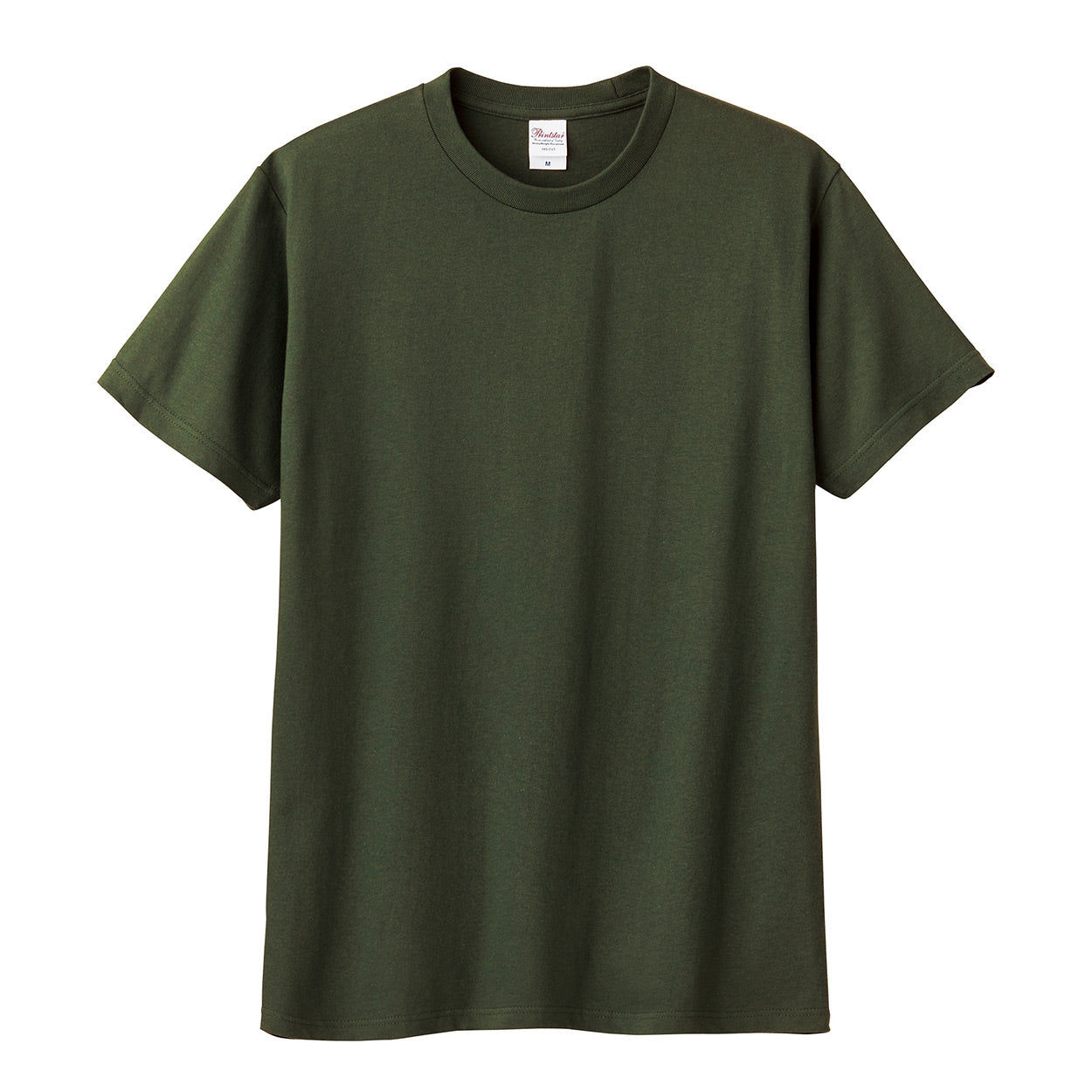 Tシャツ 半袖 キッズ 男女兼用 5.6オンス 無地 綿100% 丈夫 グリーン系 100~160 (半袖 シャツ tシャツ ジュニア 男の子 女の子 クルーネック 夏) (取寄せ)