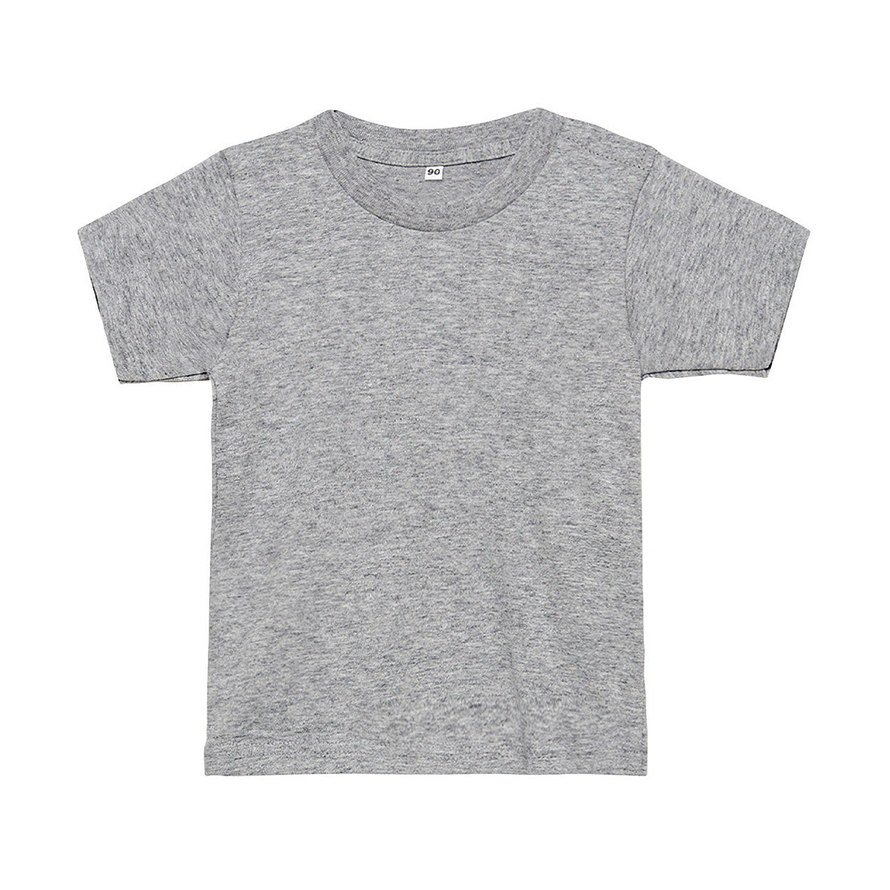 ベビー キッズ Tシャツ 無地 スナップボタン 80・90 (半袖 シャツ tシャツ キッズ 幼児 男女兼用 男の子 女の子 クルーネック 肩スナップ) (取寄せ)