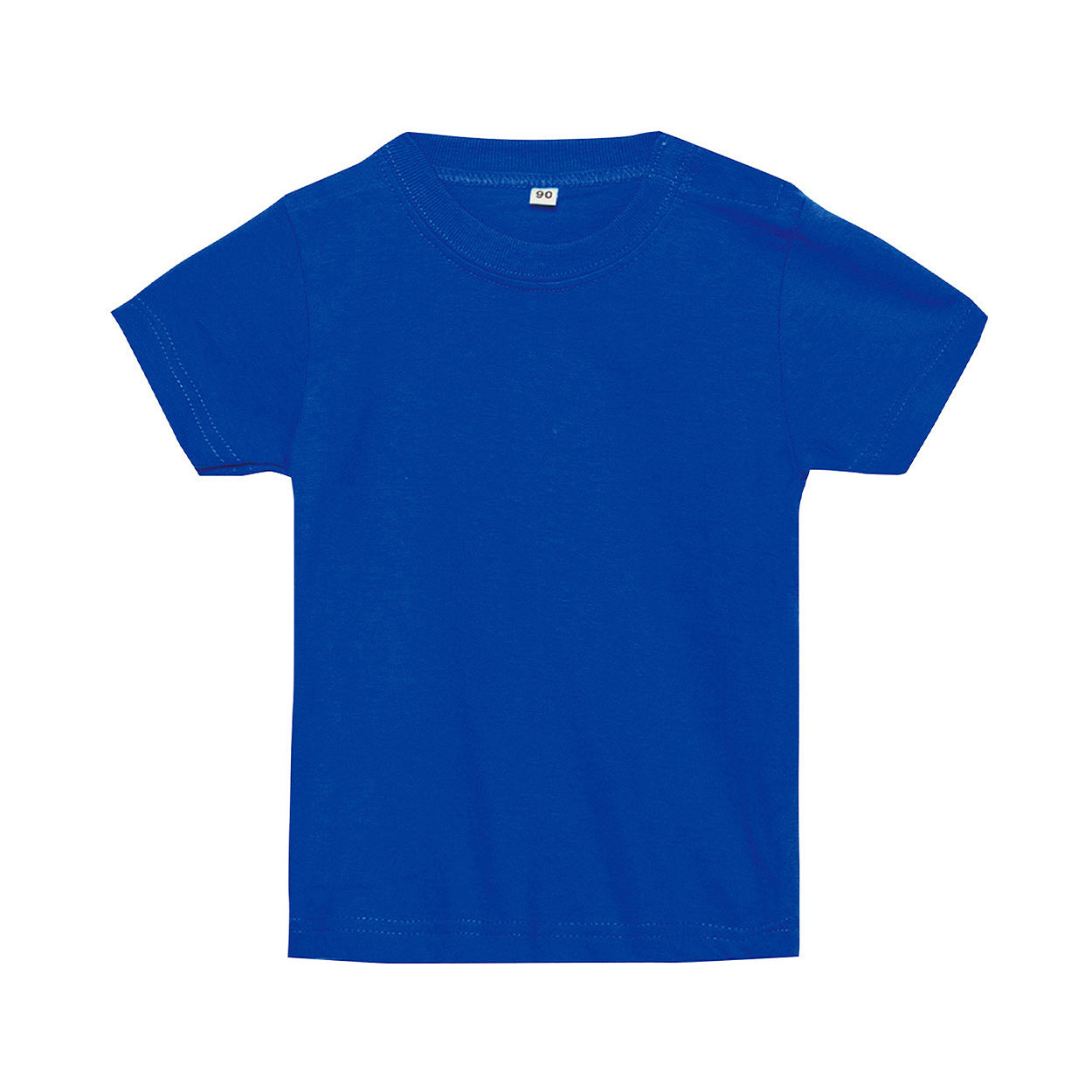 ベビー キッズ Tシャツ 無地 スナップボタン 80・90 (半袖 シャツ tシャツ キッズ 幼児 男女兼用 男の子 女の子 クルーネック 肩スナップ) (取寄せ)