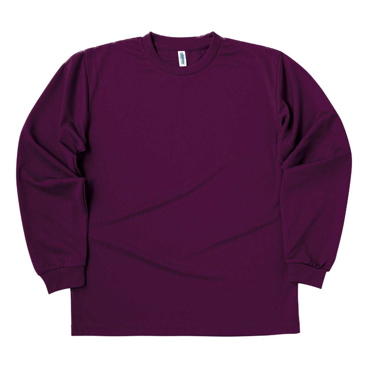グリマー ドライtシャツ キッズ ジュニア 長袖 4.4オンス 吸汗速乾 UVカット 無地 ジム ユニフォーム 140/150 (glimmer ながそで 長そで tシャツ 140 150 ボーイズ ガールズ 小学生 紫外線対策) (取寄せ)