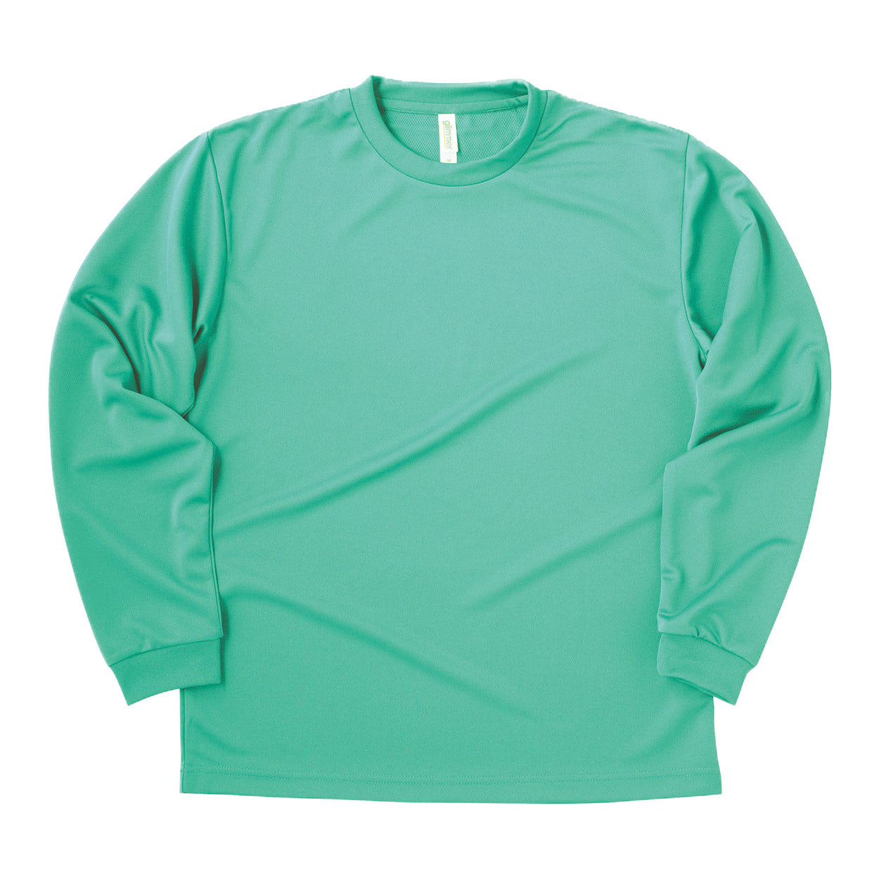 グリマー ドライtシャツ キッズ ジュニア 長袖 4.4オンス 吸汗速乾 UVカット 無地 ジム ユニフォーム 140/150 (glimmer ながそで 長そで tシャツ 140 150 ボーイズ ガールズ 小学生 紫外線対策) (取寄せ)