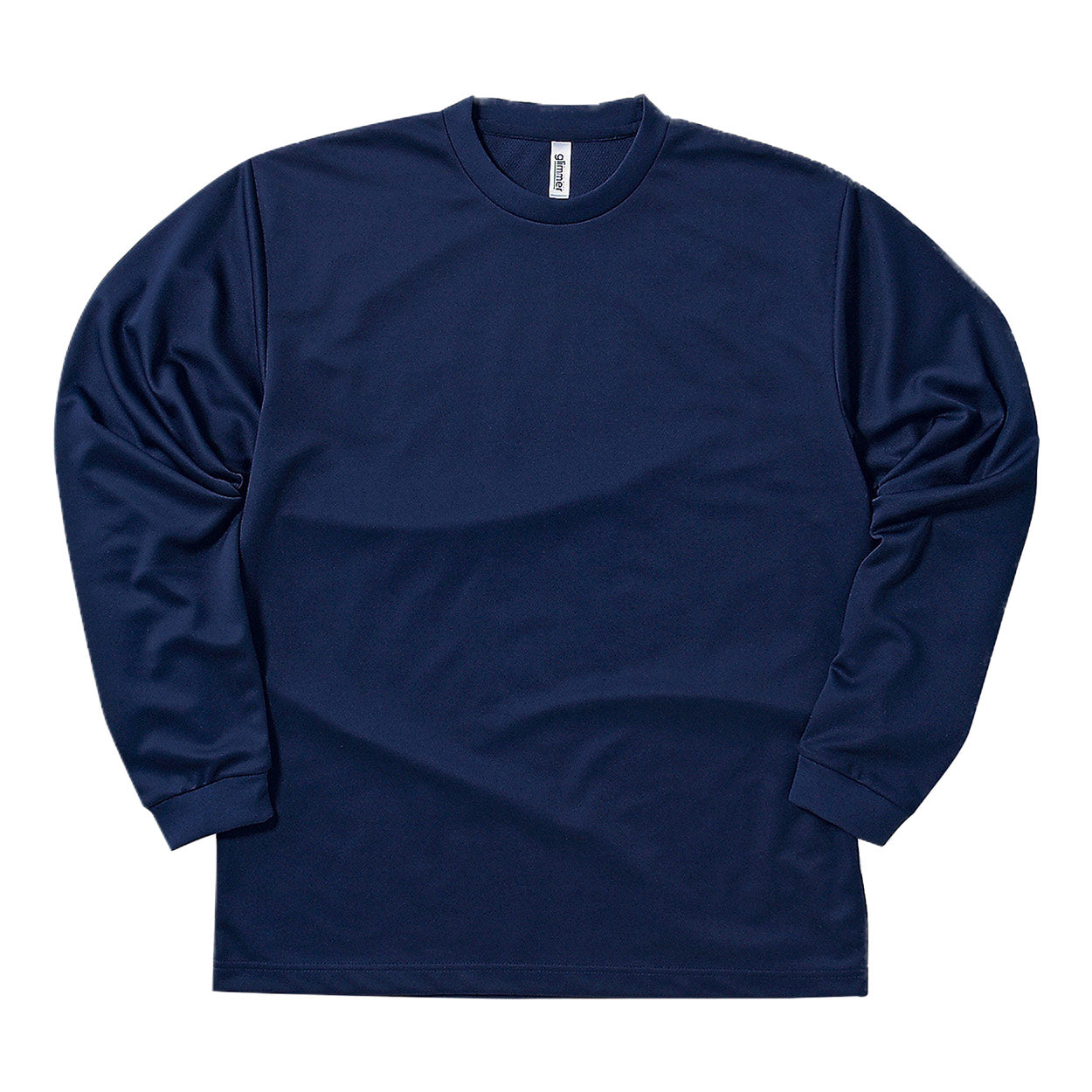 グリマー ドライtシャツ キッズ ジュニア 長袖 4.4オンス 吸汗速乾 UVカット 無地 ジム ユニフォーム 140/150 (glimmer ながそで 長そで tシャツ 140 150 ボーイズ ガールズ 小学生 紫外線対策) (取寄せ)