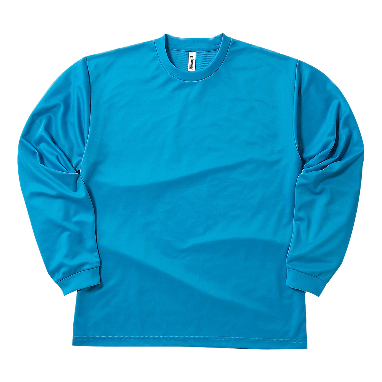グリマー ドライtシャツ キッズ ジュニア 長袖 4.4オンス 吸汗速乾 UVカット 無地 ジム ユニフォーム 140/150 (glimmer ながそで 長そで tシャツ 140 150 ボーイズ ガールズ 小学生 紫外線対策) (取寄せ)
