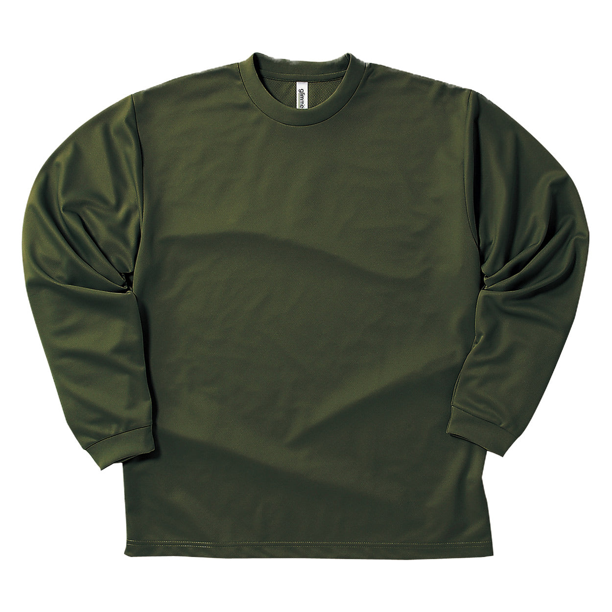 グリマー ドライtシャツ キッズ ジュニア 長袖 4.4オンス 吸汗速乾 UVカット 無地 ジム ユニフォーム 140/150 (glimmer ながそで 長そで tシャツ 140 150 ボーイズ ガールズ 小学生 紫外線対策) (取寄せ)