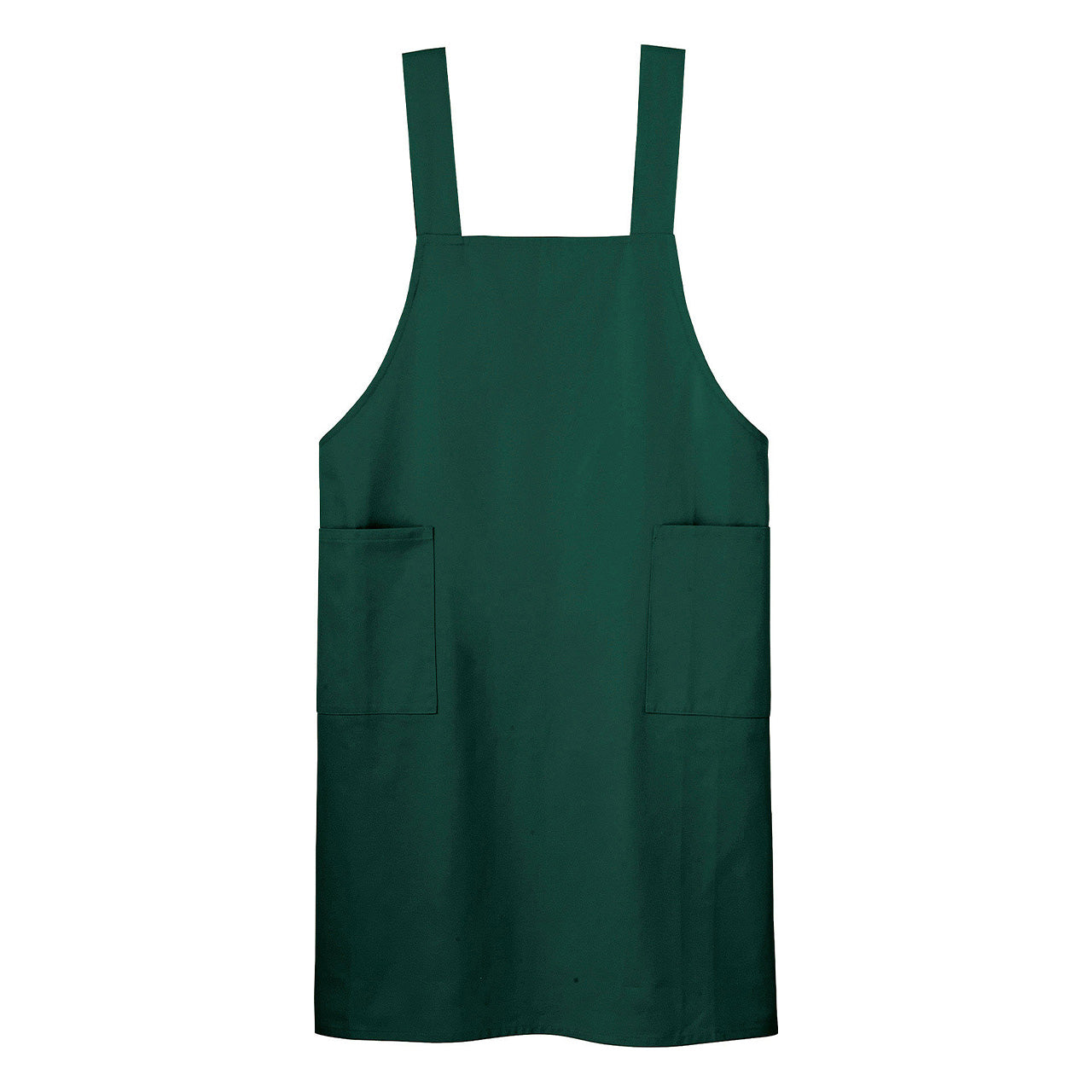 トムス エプロン レディース 無地 シンプル H型ひも 厚め М・L (女性 女子 婦人 前掛け 外作業 ガーデニング キッチン 料理 定番 人気) (在庫限り)