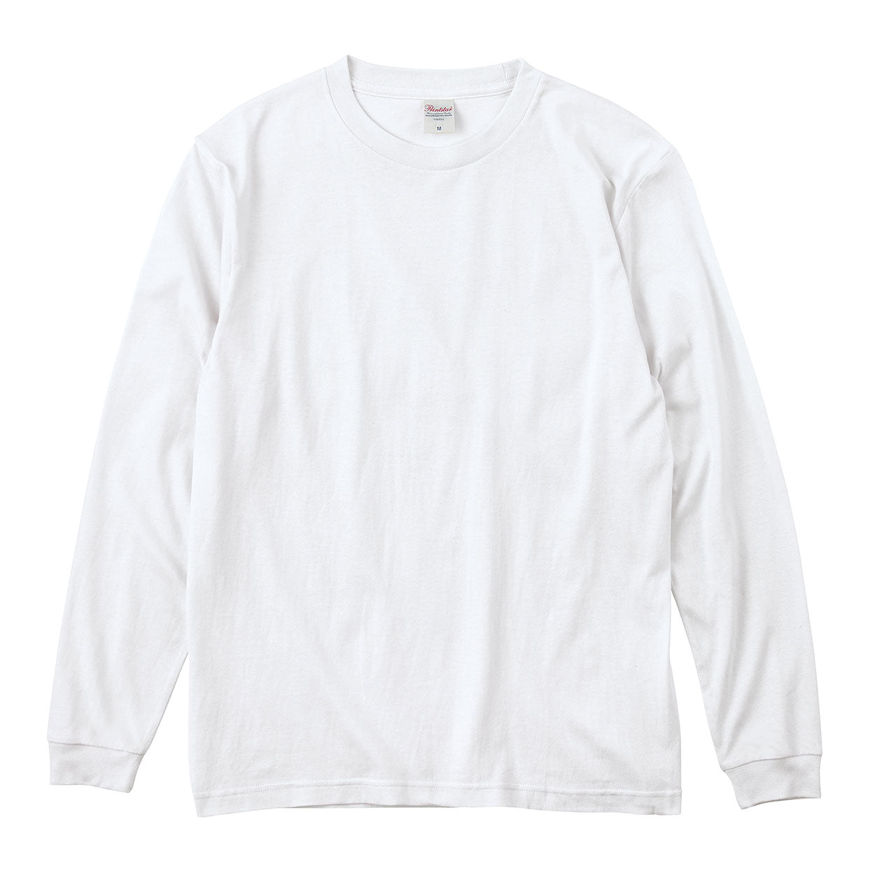 Tシャツ 長袖 ロンT メンズ レディース 無地 綿100% ロングスリーブ 5.6オンス 大きいサイズ やや厚手 部屋着 重ね着 ブランド 黒 白 ネイビー グリーン ピンク XS~3XL プリントスター 大人 男性 女性 男子 女子 XS S M L XL 2XL 3XL 20代 30代 40代 50代 (取寄せ)