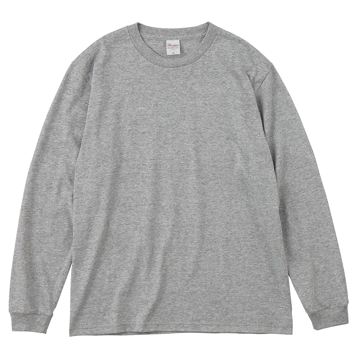 Tシャツ 長袖 ロンT メンズ レディース 無地 綿100% ロングスリーブ 5.6オンス 大きいサイズ やや厚手 部屋着 重ね着 ブランド 黒 白 ネイビー グリーン ピンク XS~3XL プリントスター 大人 男性 女性 男子 女子 XS S M L XL 2XL 3XL 20代 30代 40代 50代 (取寄せ)