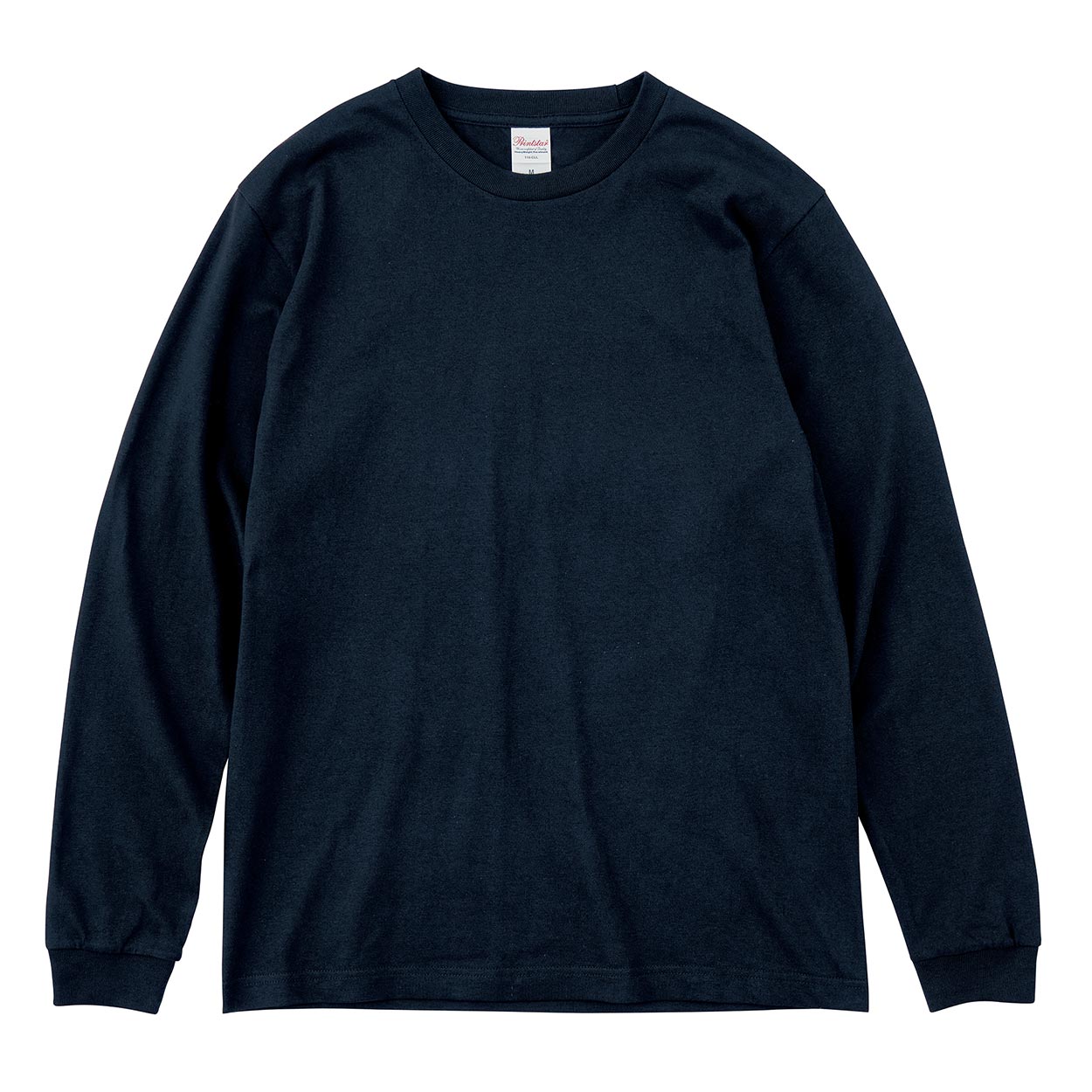 Tシャツ 長袖 ロンT メンズ レディース 無地 綿100% ロングスリーブ 5.6オンス 大きいサイズ やや厚手 部屋着 重ね着 ブランド 黒 白 ネイビー グリーン ピンク XS~3XL プリントスター 大人 男性 女性 男子 女子 XS S M L XL 2XL 3XL 20代 30代 40代 50代 (取寄せ)