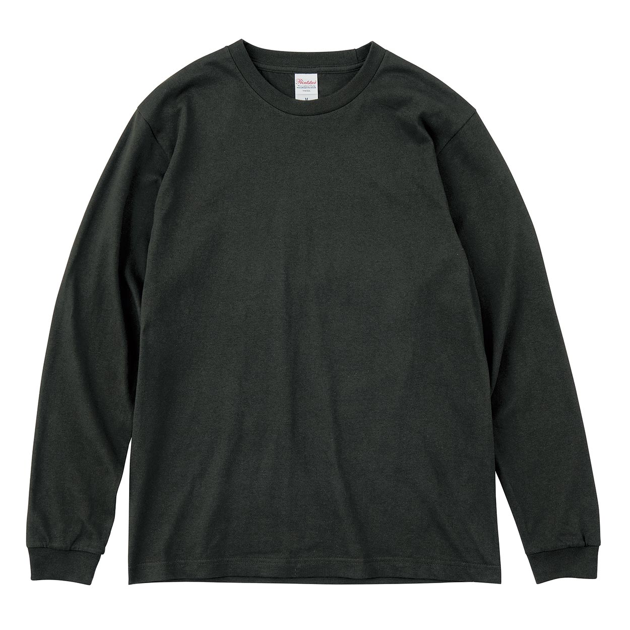 Tシャツ 長袖 ロンT メンズ レディース 無地 綿100% ロングスリーブ 5.6オンス 大きいサイズ やや厚手 部屋着 重ね着 ブランド 黒 白 ネイビー グリーン ピンク XS~3XL プリントスター 大人 男性 女性 男子 女子 XS S M L XL 2XL 3XL 20代 30代 40代 50代 (取寄せ)
