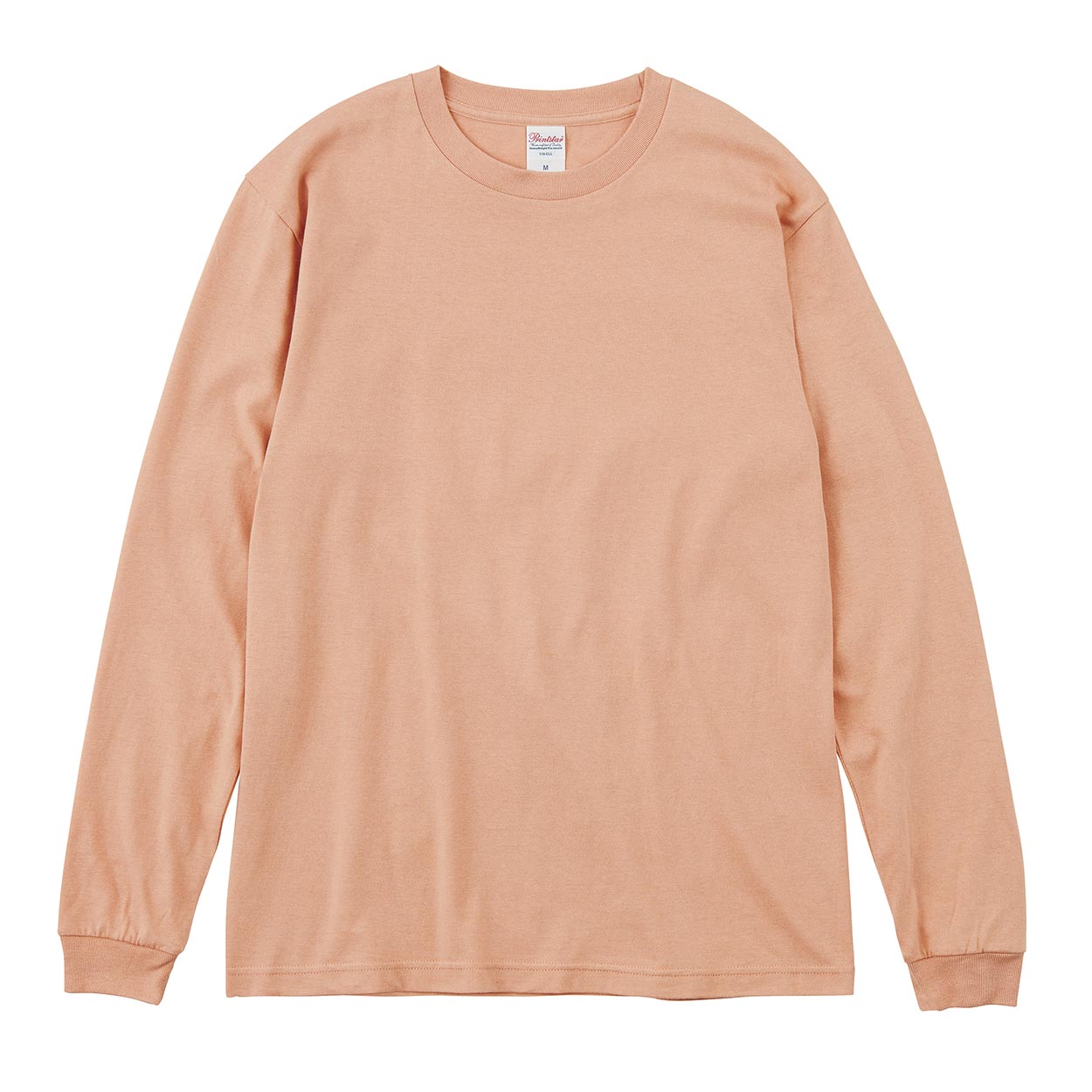 Tシャツ 長袖 ロンT メンズ レディース 無地 綿100% ロングスリーブ 5.6オンス 大きいサイズ やや厚手 部屋着 重ね着 ブランド 黒 白 ネイビー グリーン ピンク XS~3XL プリントスター 大人 男性 女性 男子 女子 XS S M L XL 2XL 3XL 20代 30代 40代 50代 (取寄せ)