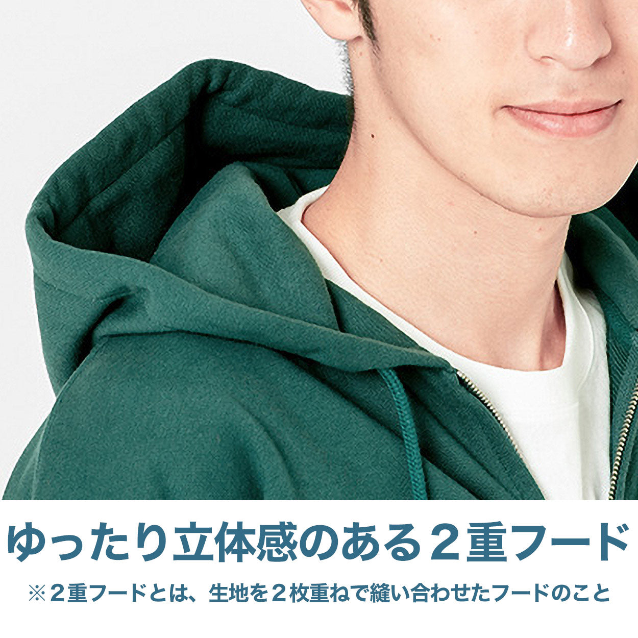 パーカー 無地 綿100% フード付き フーディー ジップアップ 裏毛 裏パイル メンズ レディース 冬 秋 春 白 黒 黄色 カラー 大きいサイズ おしゃれ 長袖 ブランド サッカー XS~2XL プリントスター 男子 女子 XS S M L XL 2XL 20代 30代 40代 (取寄せ)