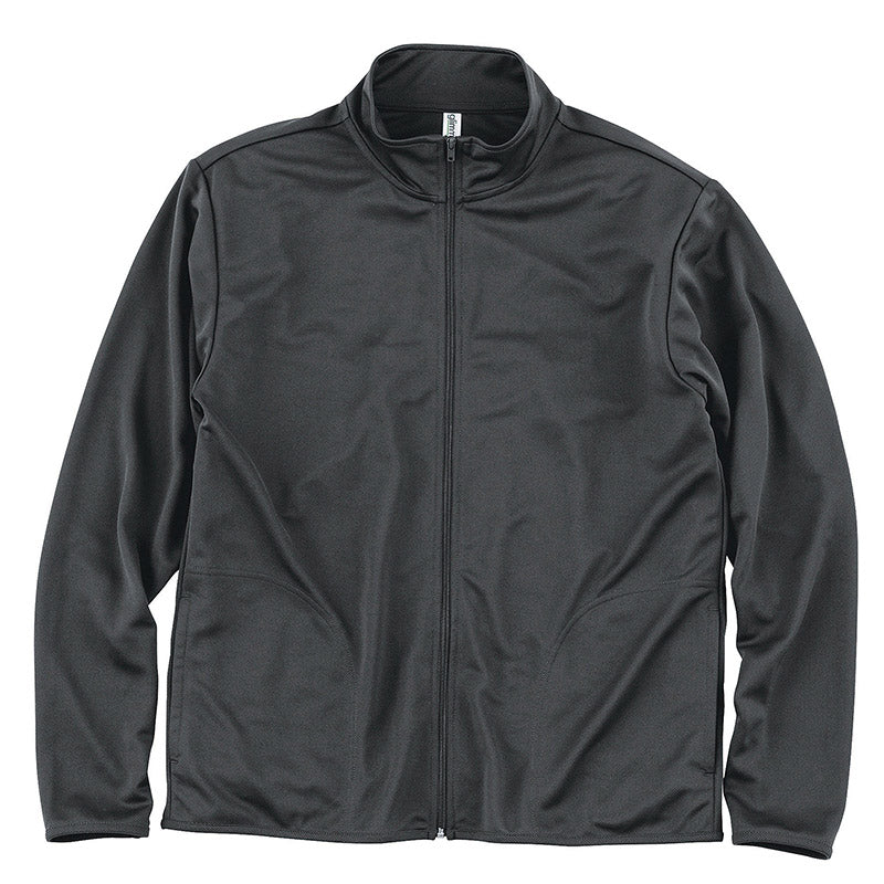 男女兼用 ユニセックス ドライ ジップジャケット 長袖 メッシュ M L LL 3L 4L 5L アウトドア 制服 ユニフォーム スポーツ 運動 快適 羽織り メンズ レディース 通気性 吸汗速乾 UVカット 軽い (取寄せ)