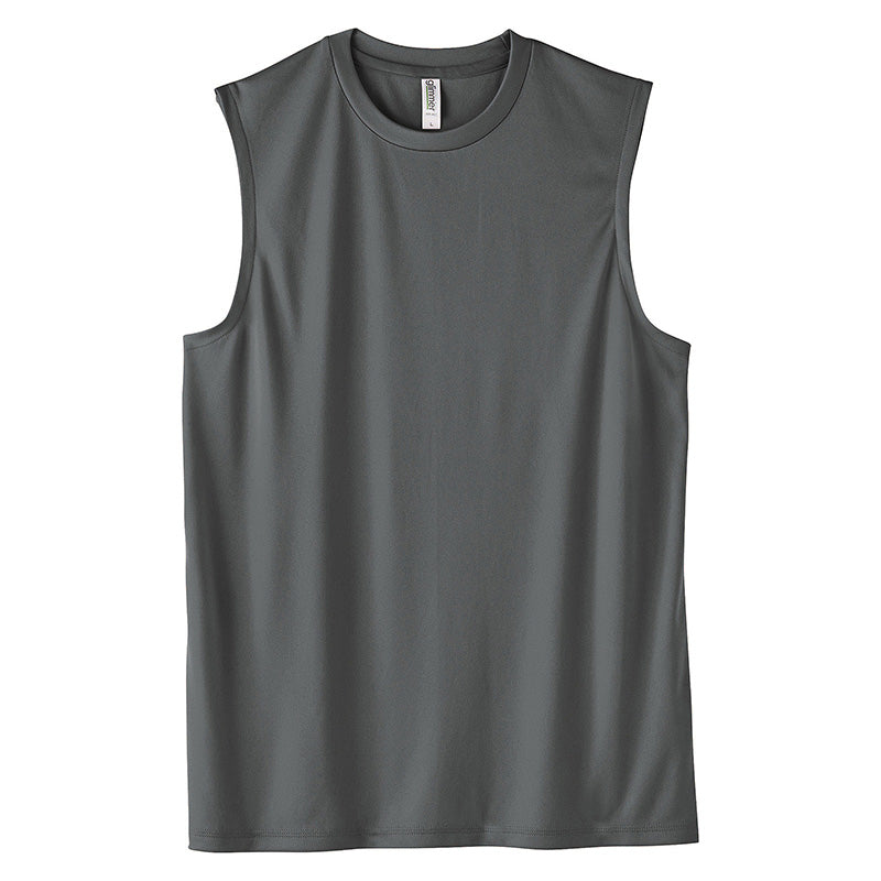 男女兼用 ユニセックス ドライ ノースリーブ M L LL 3L ランニング ジョギング アウトドア ユニフォーム スポーツ 運動 快適 メンズ レディース 通気性 吸汗速乾 UVカット 軽い (取寄せ)