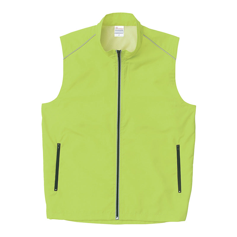 男女兼用 ユニセックス スポーツ ベスト Printstar プリントスター 背裏メッシュ M L XL 2XL 定番 無地 防風 防寒 丈夫 透湿撥水 反射 カジュアル 運動 アウトドア 快適 メンズ レディース (取寄せ)